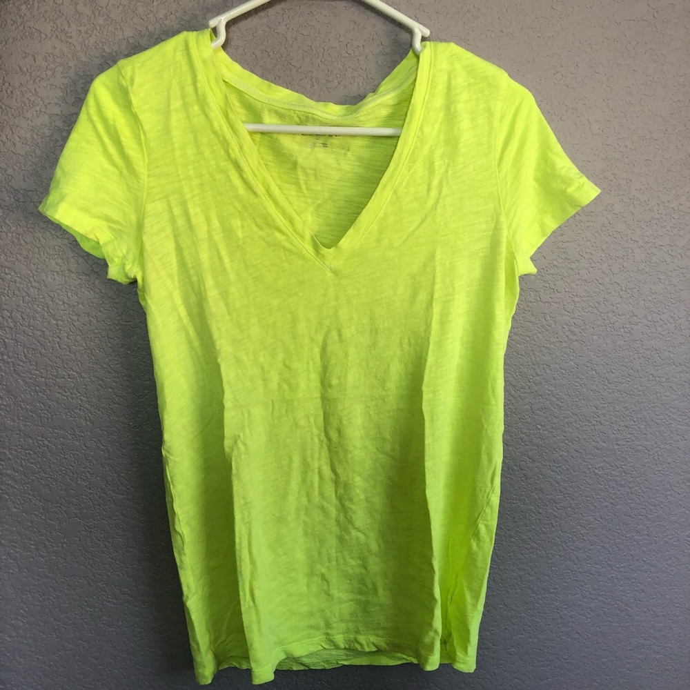 Neon yellow t-shirt